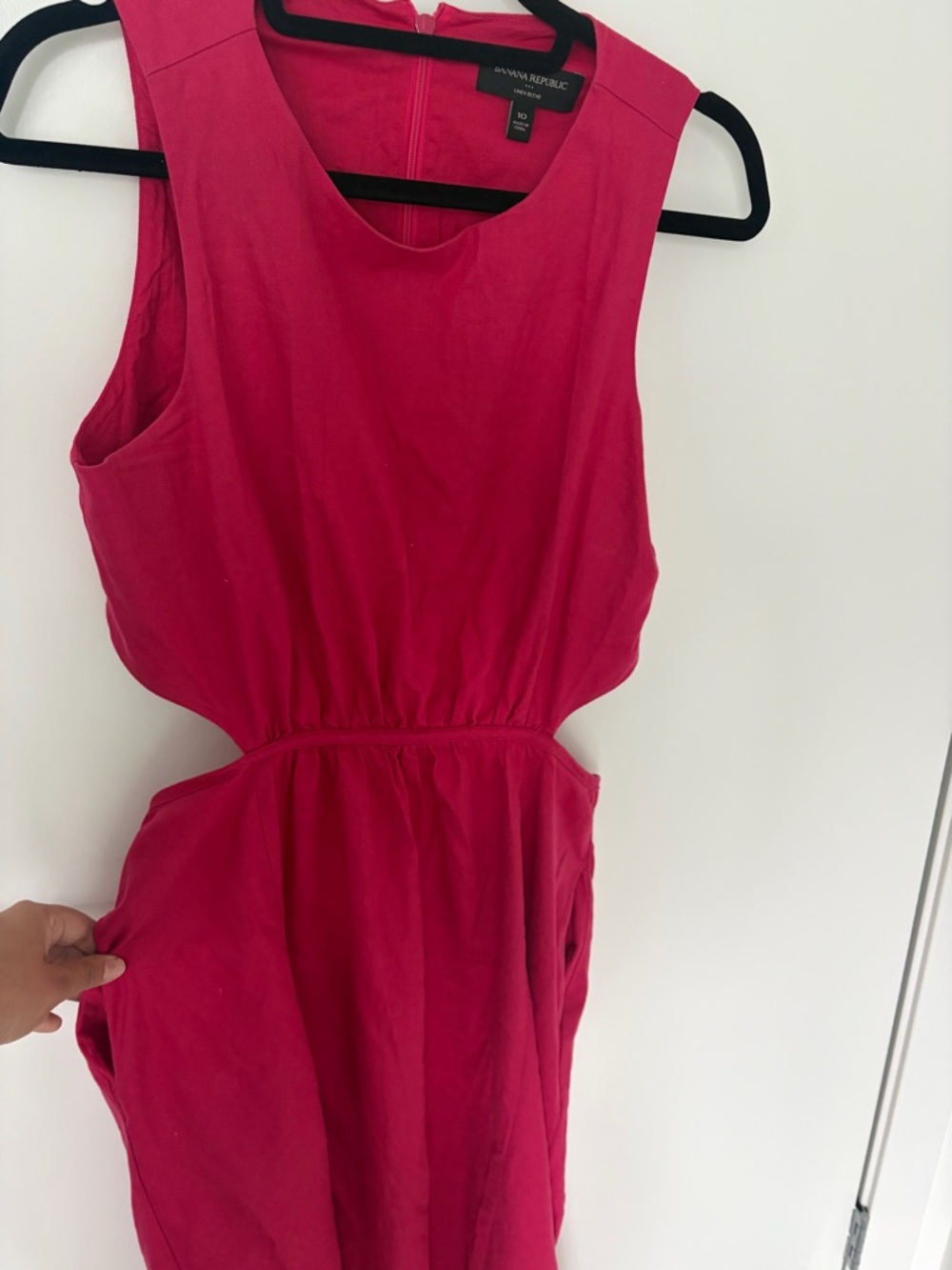 Banana Republic Linen Cut Out Dress - Picture 4 of 4